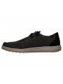 Comprar Online Zapatos Skechers Relaxed Fit Melson Raymon tipo mocasín, color negro BLK, modelo 66387, vista lateral interior