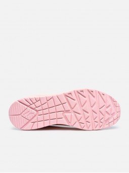 Zapatillas Skechers, modelo 155359, color ltpk rosa, camara de aire, plantilla memory foam, vista suela