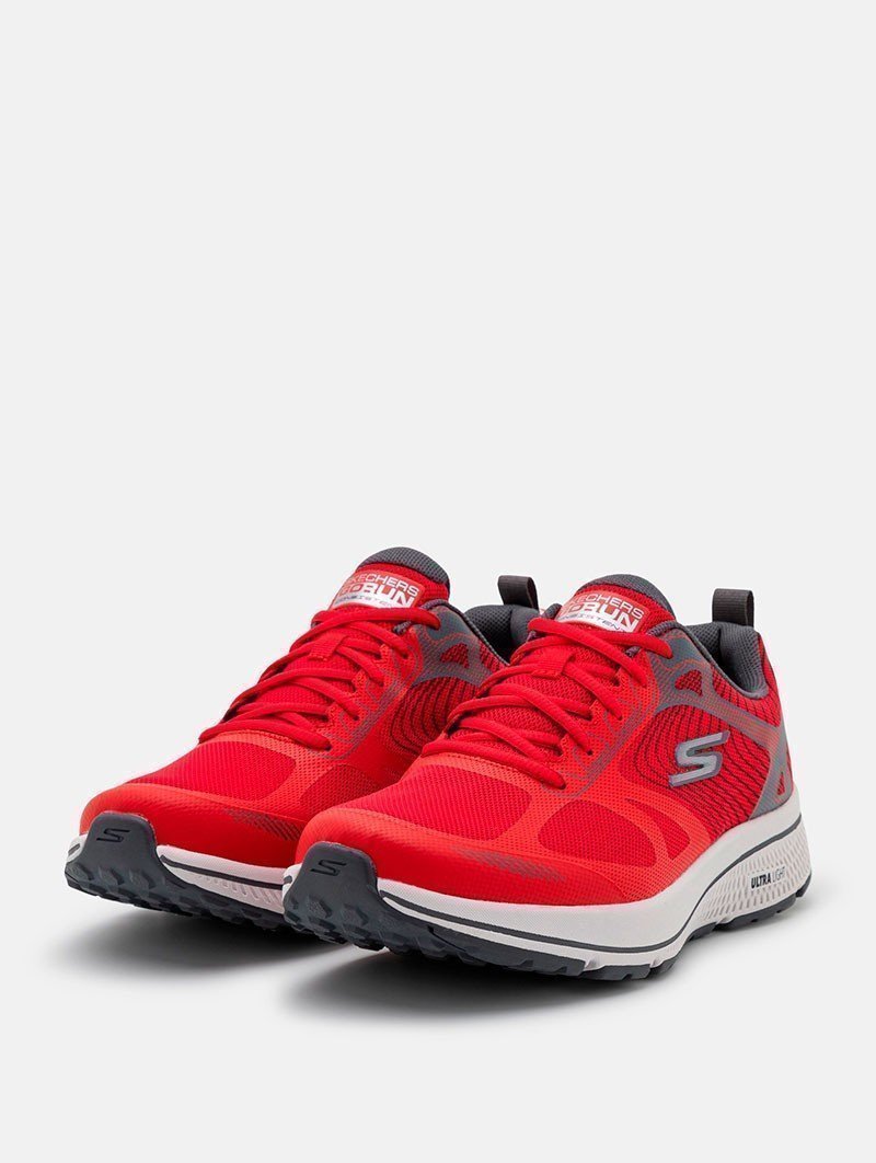 Zapatillas en color rojo para hombre, Skechers